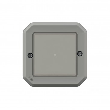 Interrupteur filaire connecté option variation avec Neutre étanche Plexo with Netatmo 150W LED - gris