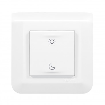 Commande Lever/Coucher sans fils, sans pile Self-e dooxie with Netatmo - blanc