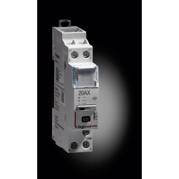 Contacteur connecté DRIVIA with Netatmo multifonction silencieux 1P 20AX 230V~- 1 module