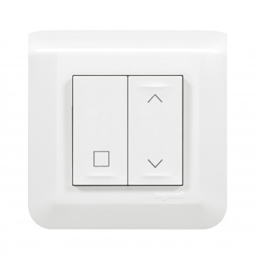 Commande sans fils, sans pile Self-e Mosaic with Netatmo pour volets roulants connectés
